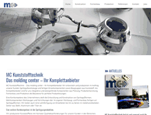 Tablet Screenshot of mc-kunststofftechnik.com